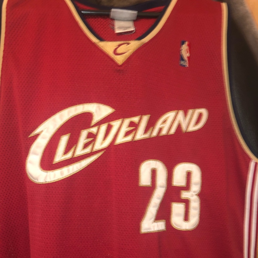 Cavaliers Authentic Lebron James Jersey Size 52